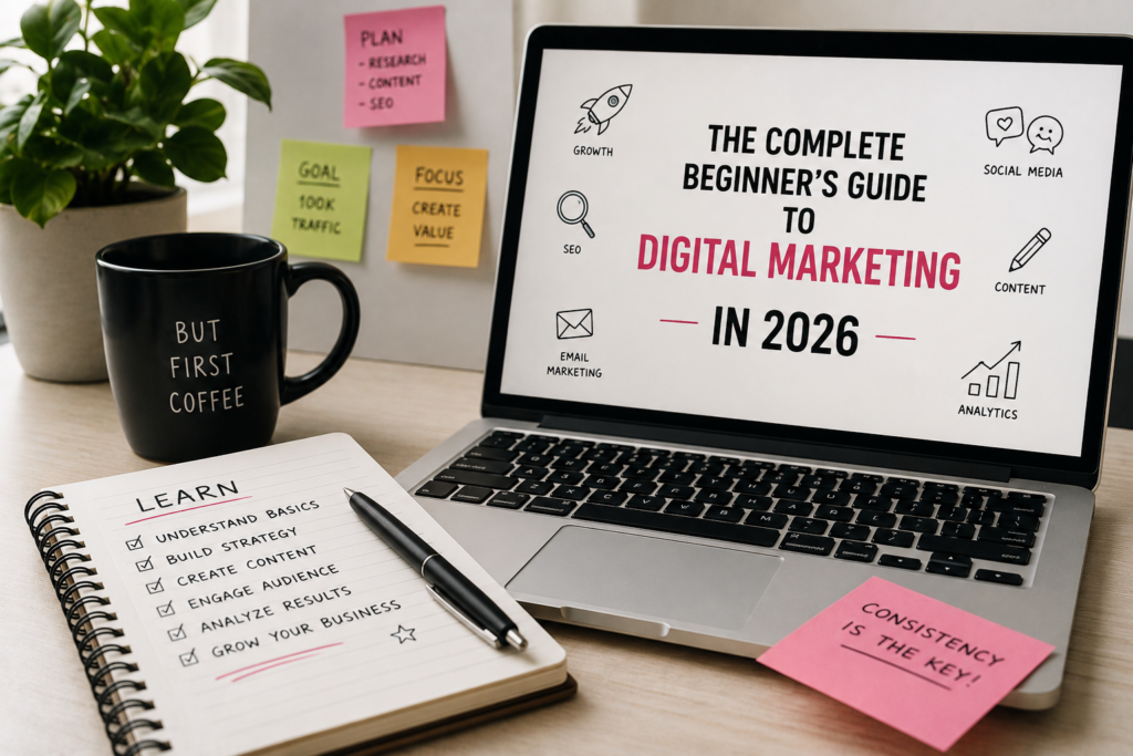 The Complete Beginner's Guide to Digital Marketing in 2026