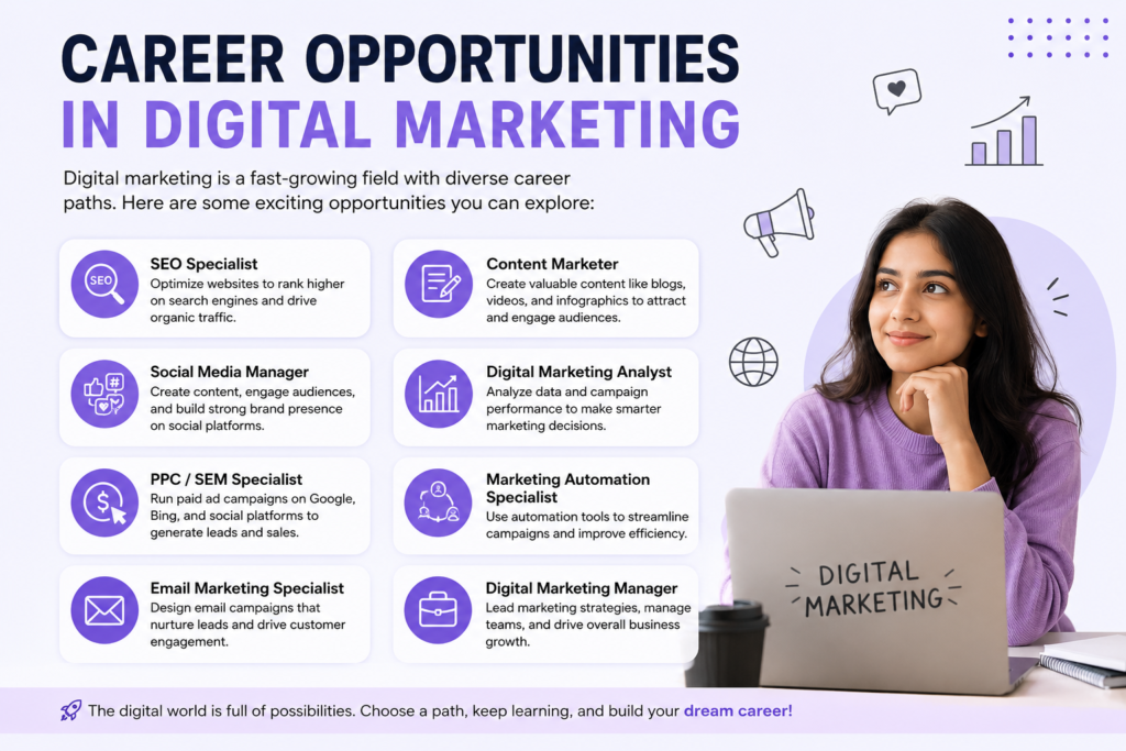 Career Opportunities in Digital Marketing