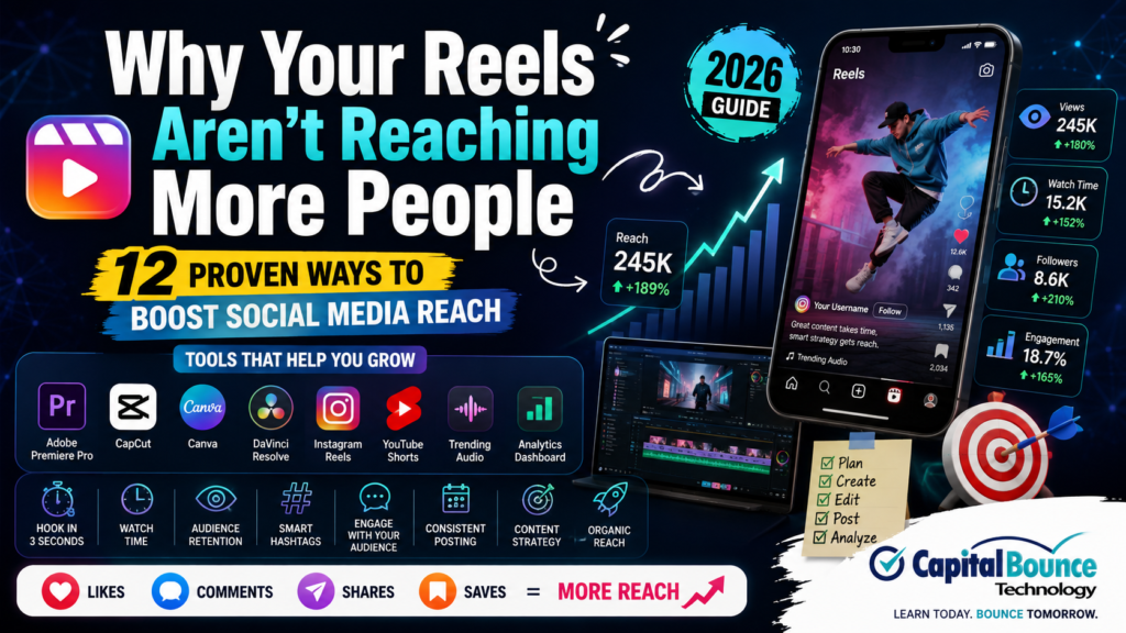 Why Your Reels Aren't Reaching More People: 12 Proven Ways to Boost Social Media Reach with Video Editing and Instagram Growth Tips