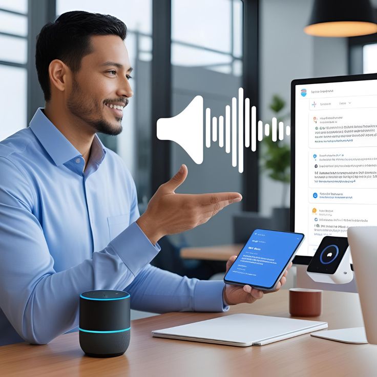 Customer using AI search to find a digital marketing agency