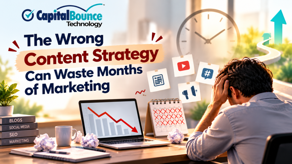 Wrong content strategy wasting months of marketing time